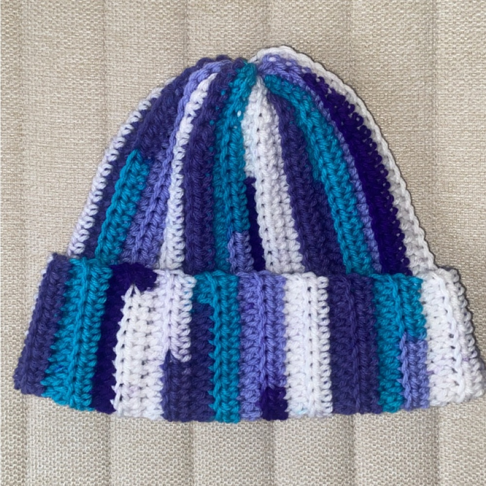 CROCHET Classic Ribbed Beanie UNISEX (Made to Order)